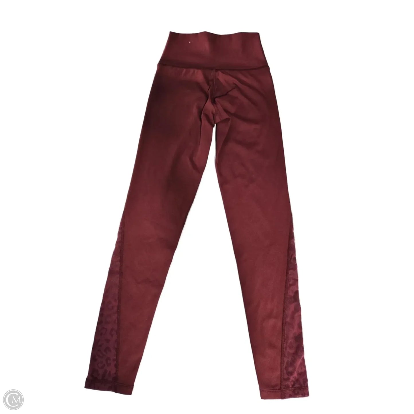 Athletic Leggings By Aerie In Maroon, Size: S