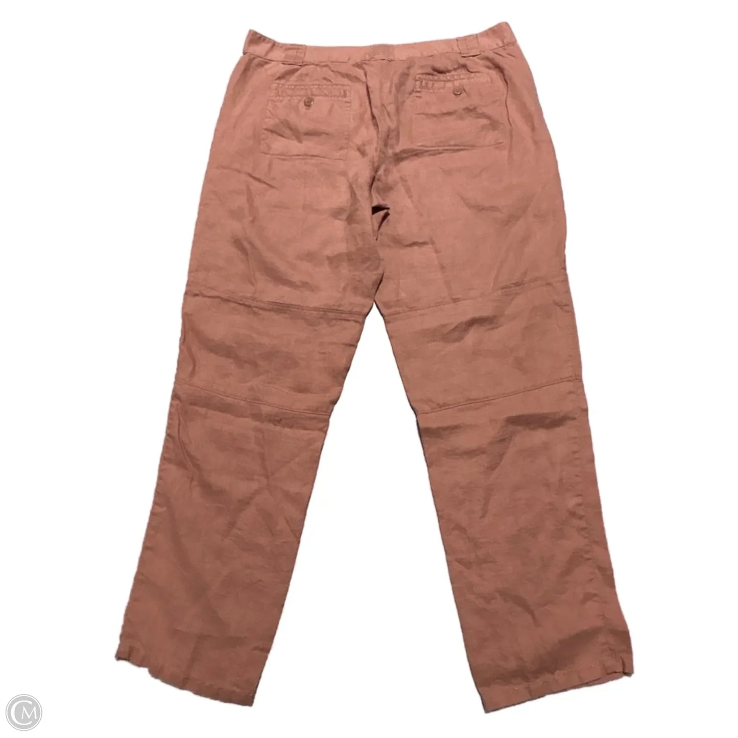 Pants Linen By Loft In Peach, Size: 10