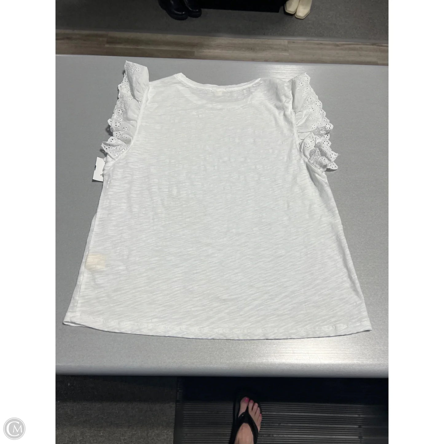 Top Short Sleeve Basic By Dylan In White, Size: S