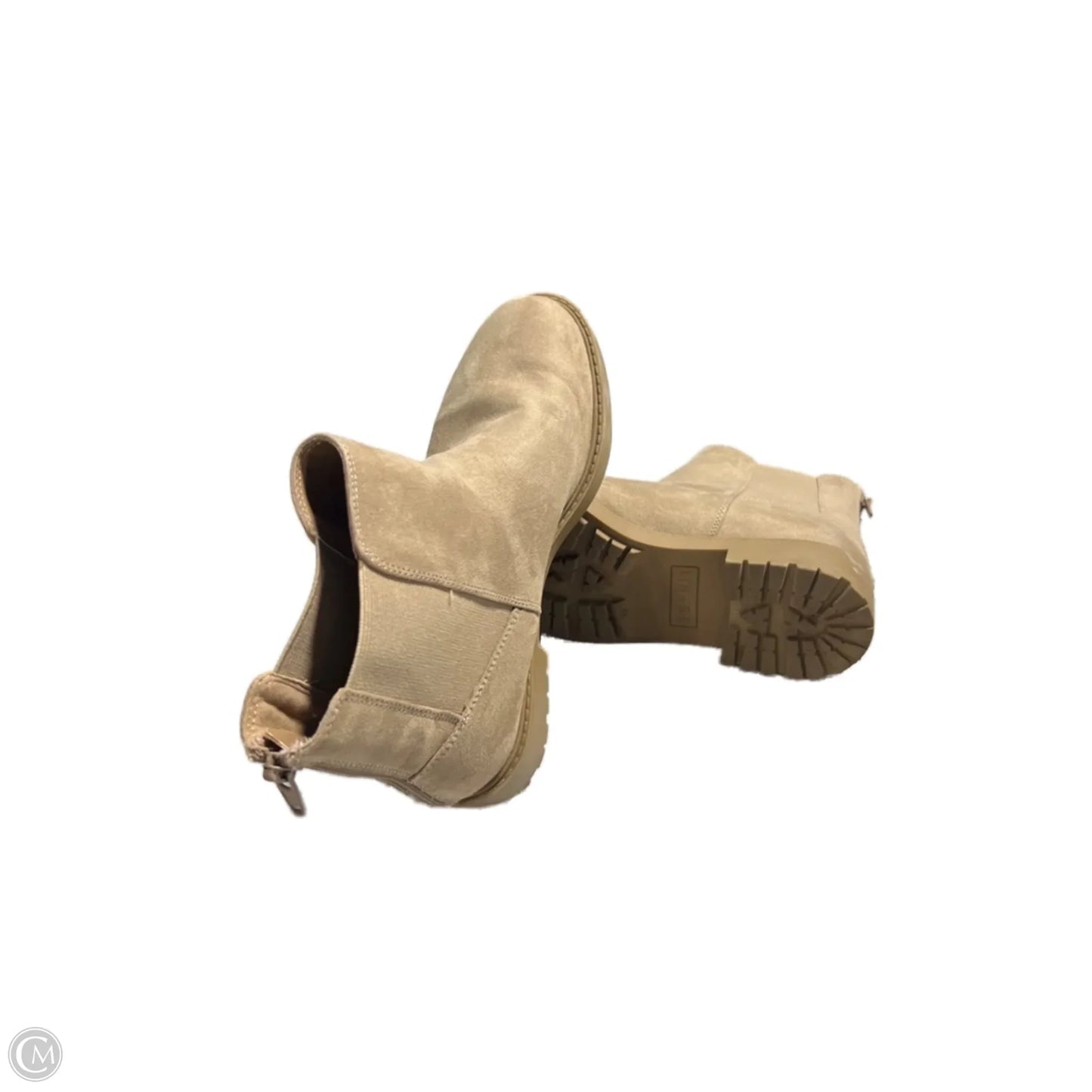 Boots Ankle Flats By Esprit In Tan, Size: 8