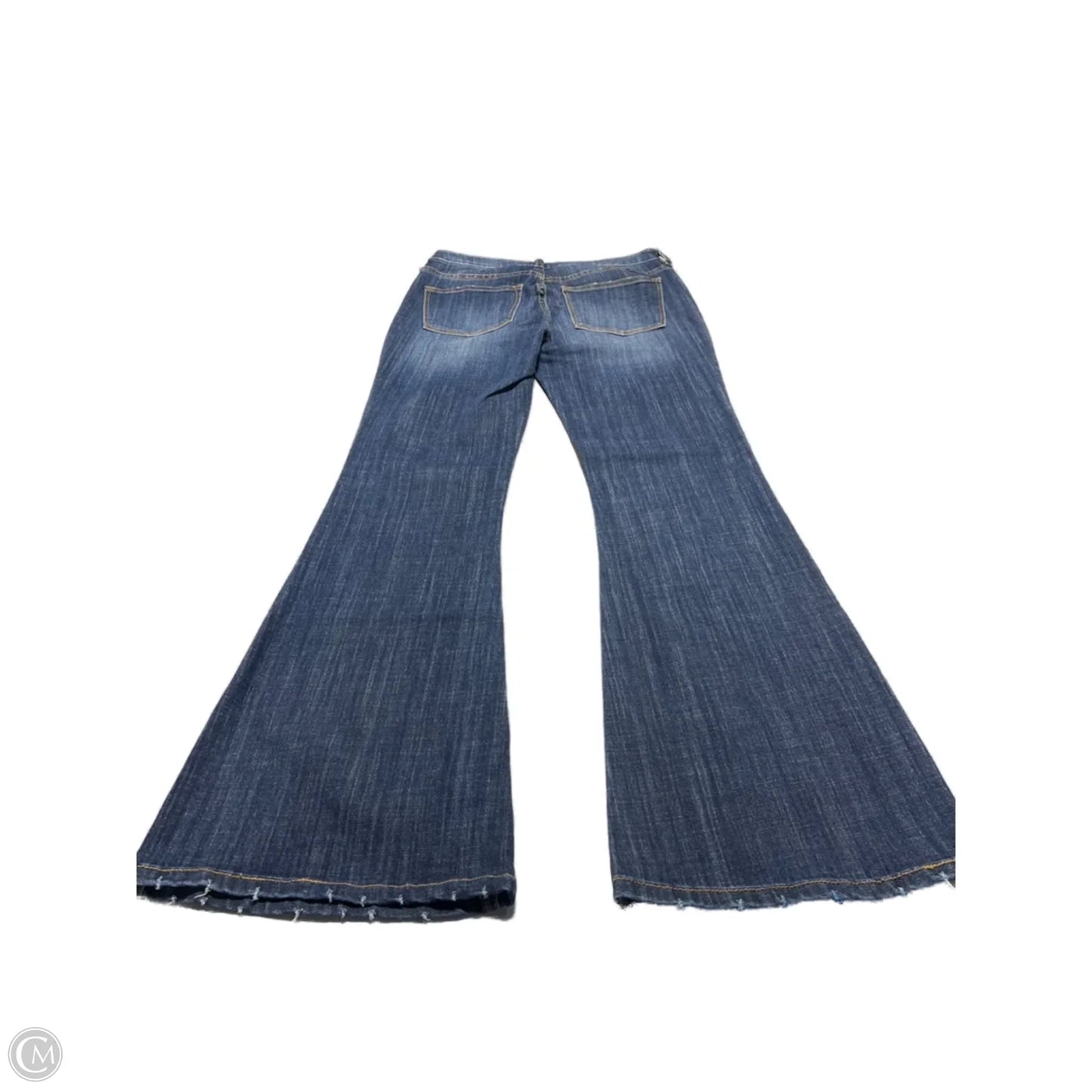 Jeans Flared By Kancan In Blue Denim, Size: 4
