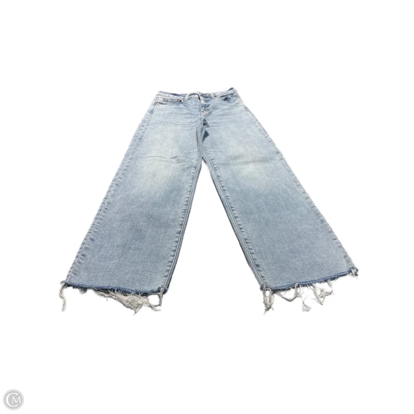 Jeans Straight By Daze In Blue Denim, Size: 2