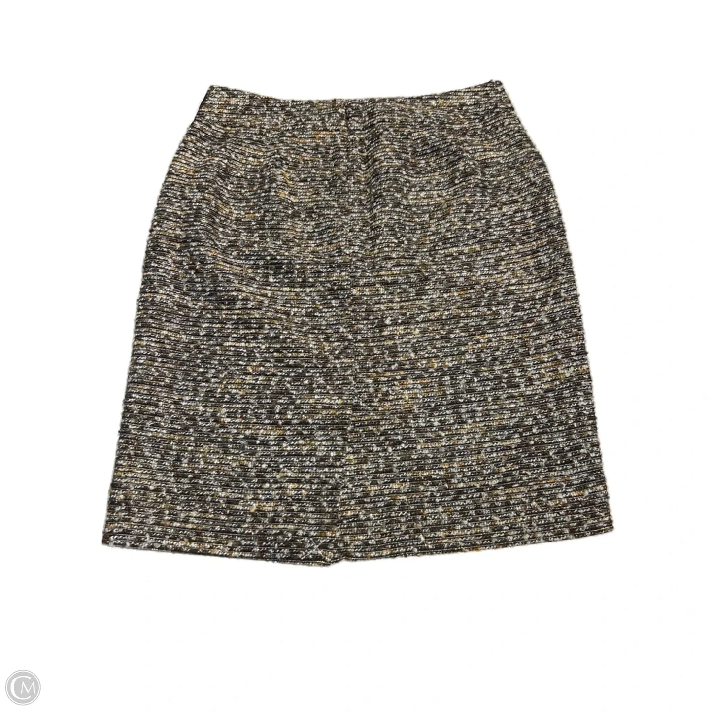 Skirt Mini & Short By Ann Taylor In Brown & Gold, Size: M