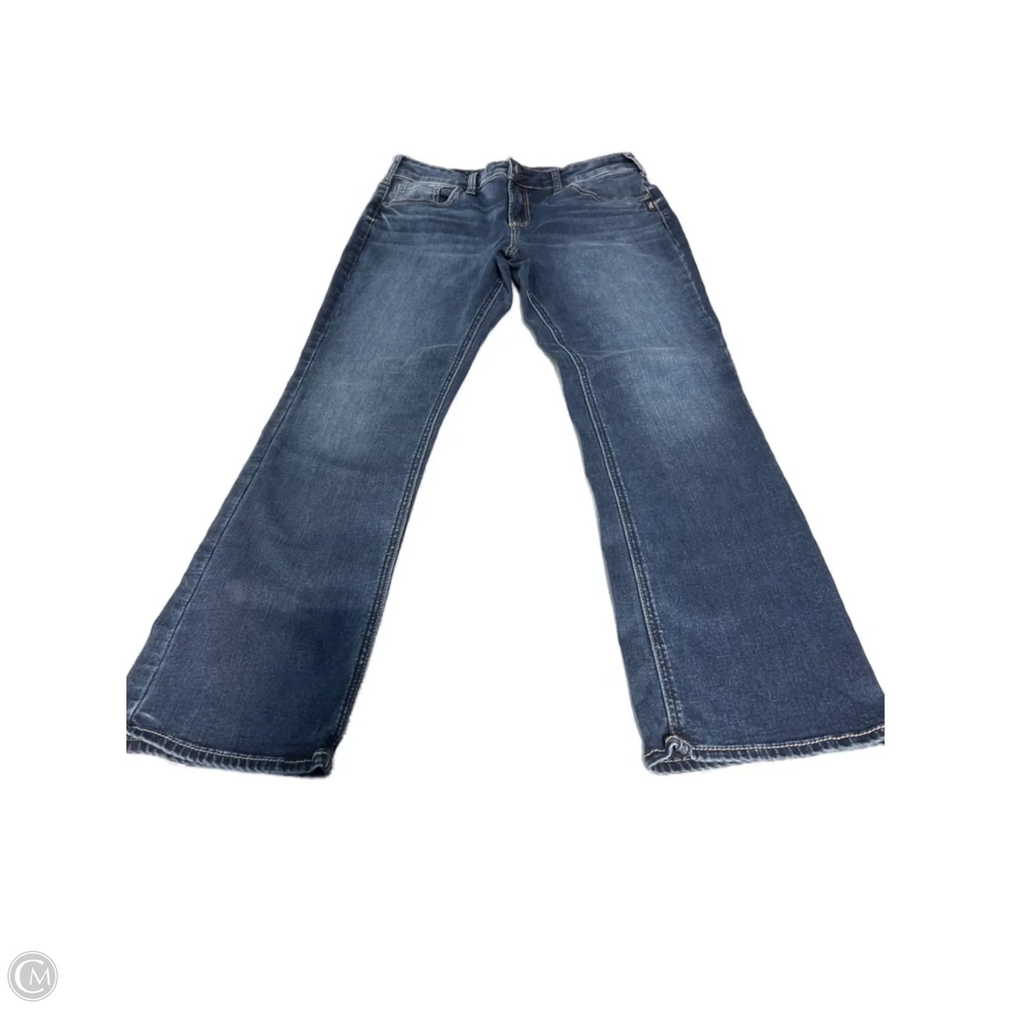 Jeans Boot Cut By Silver In Blue Denim, Size: 14