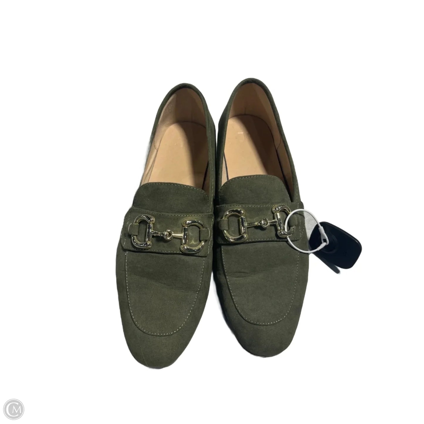 Shoes Flats By Jf In Green, Size: 9.5