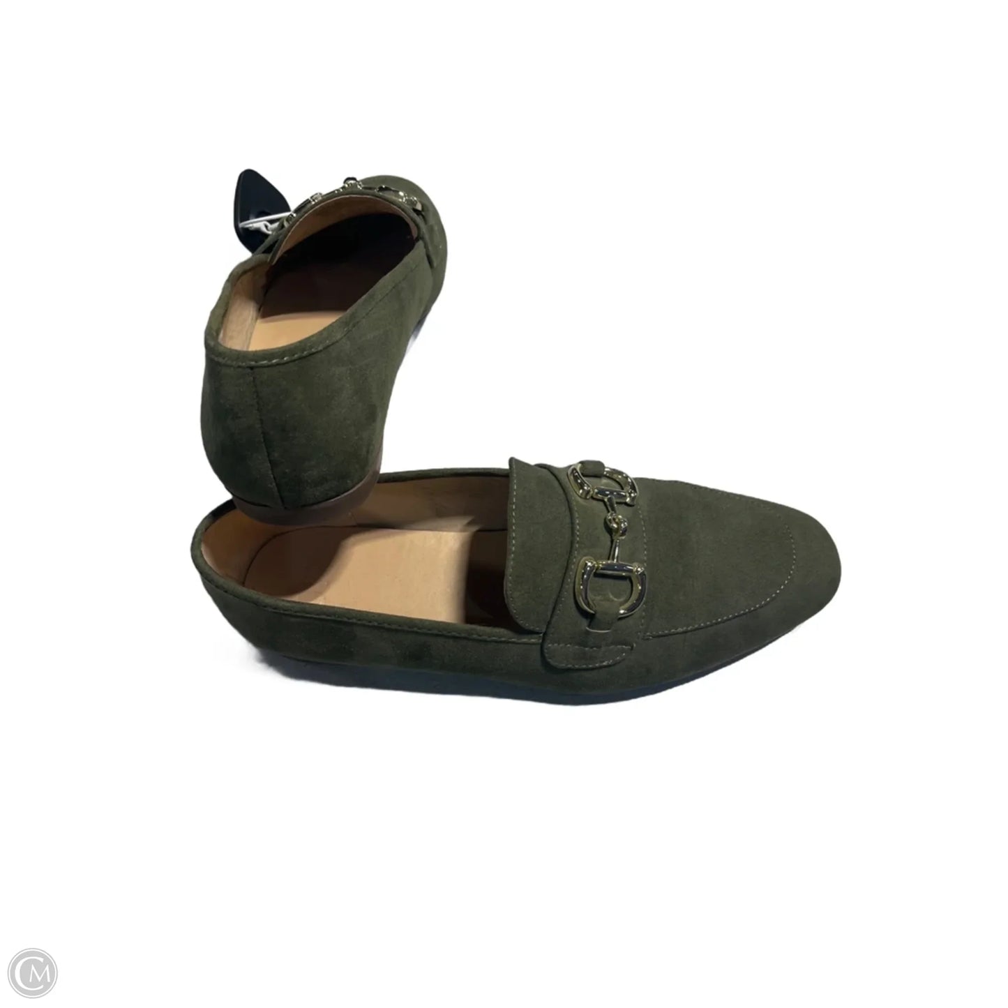 Shoes Flats By Jf In Green, Size: 9.5