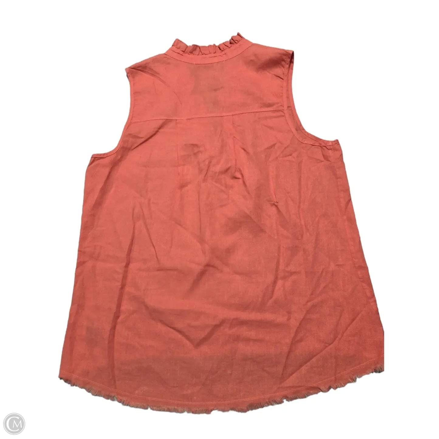 Top Sleeveless By Cme In Coral, Size: L