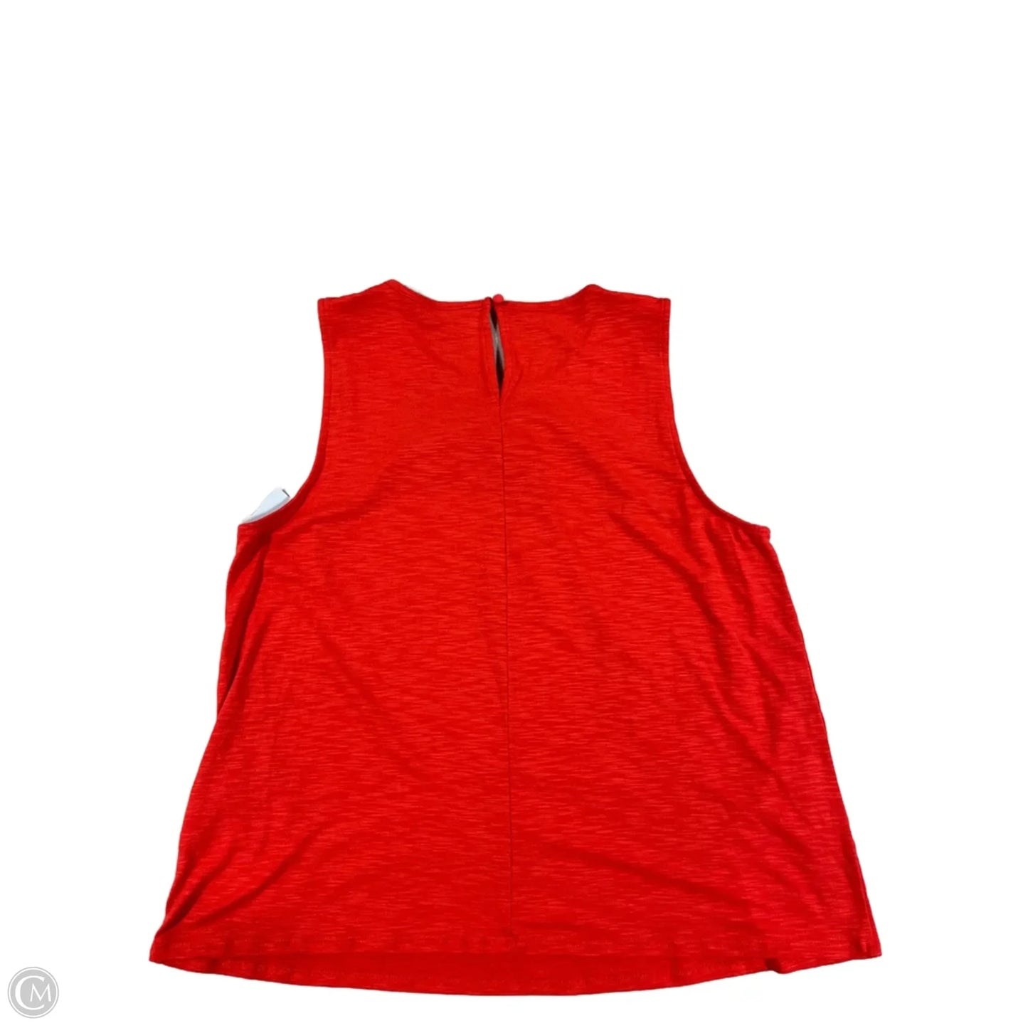 Top Sleeveless By J. Crew In Red, Size: L