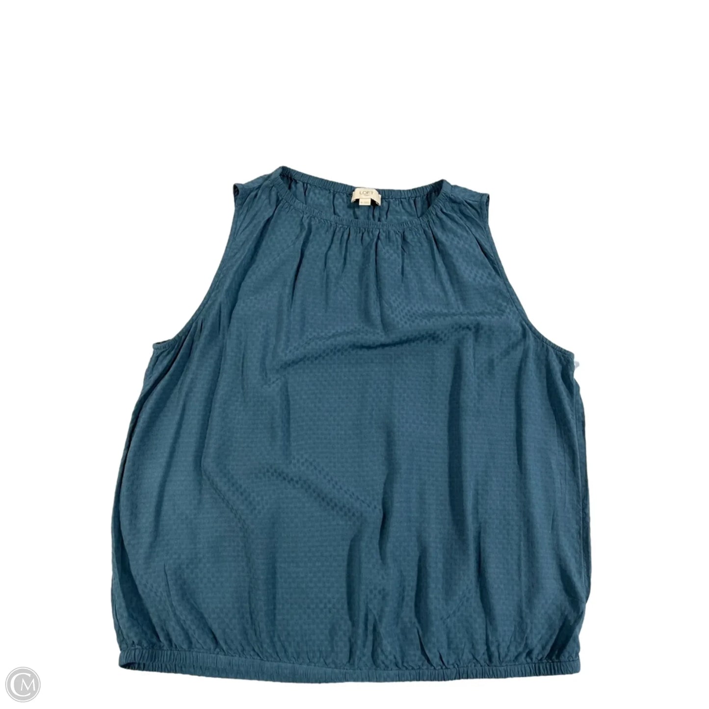 Top Sleeveless By Loft In Blue, Size: Xl