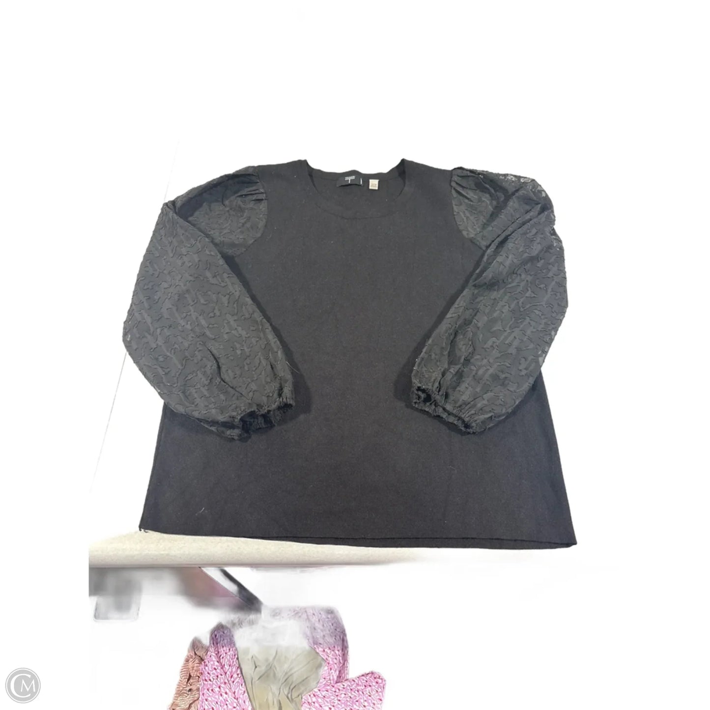 Top Long Sleeve By Tahari In Black, Size: 1x