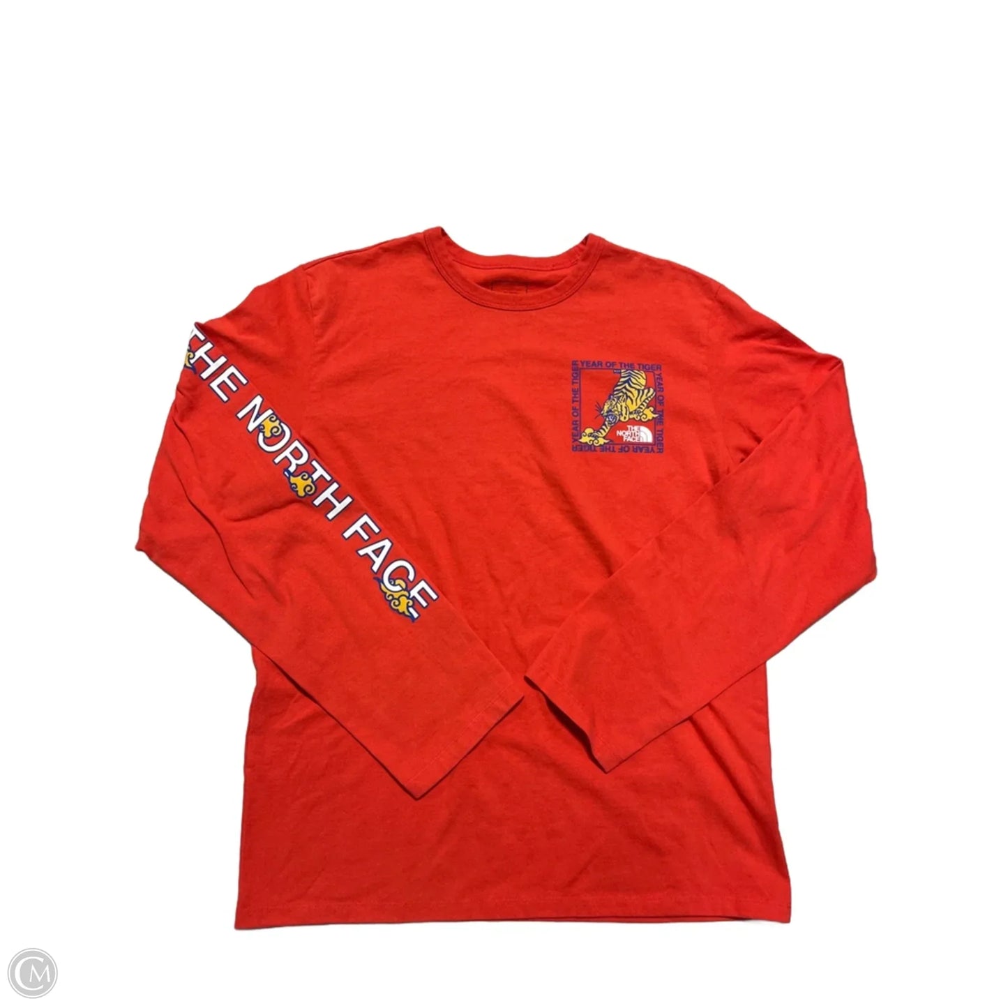 Top Long Sleeve By The North Face In Red, Size: L