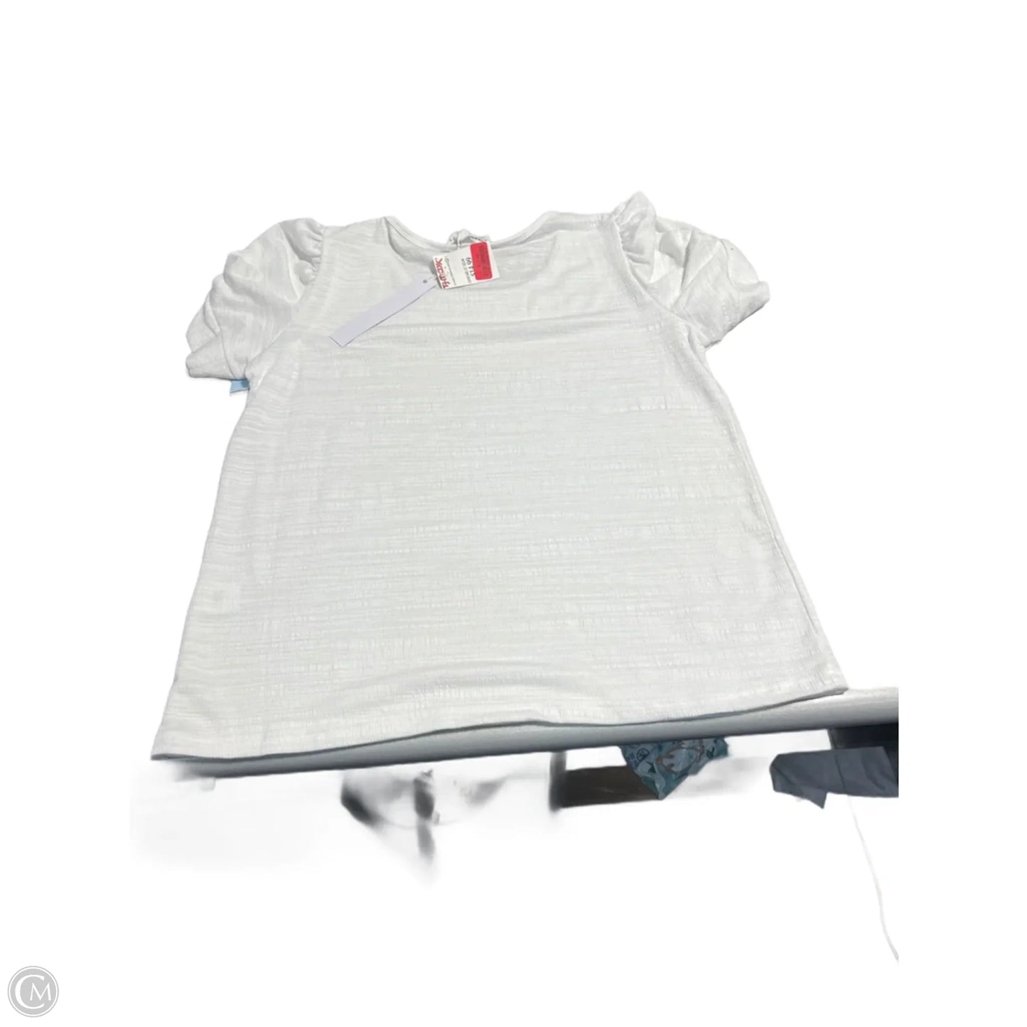 Top Short Sleeve By Jane And Delancey In White, Size: L