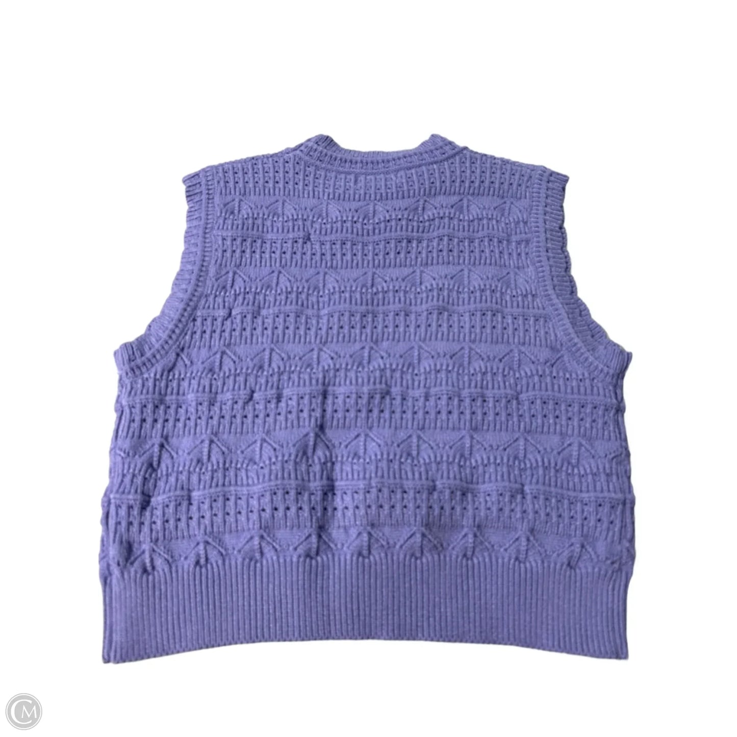 Vest Sweater By &merci In Purple, Size: S