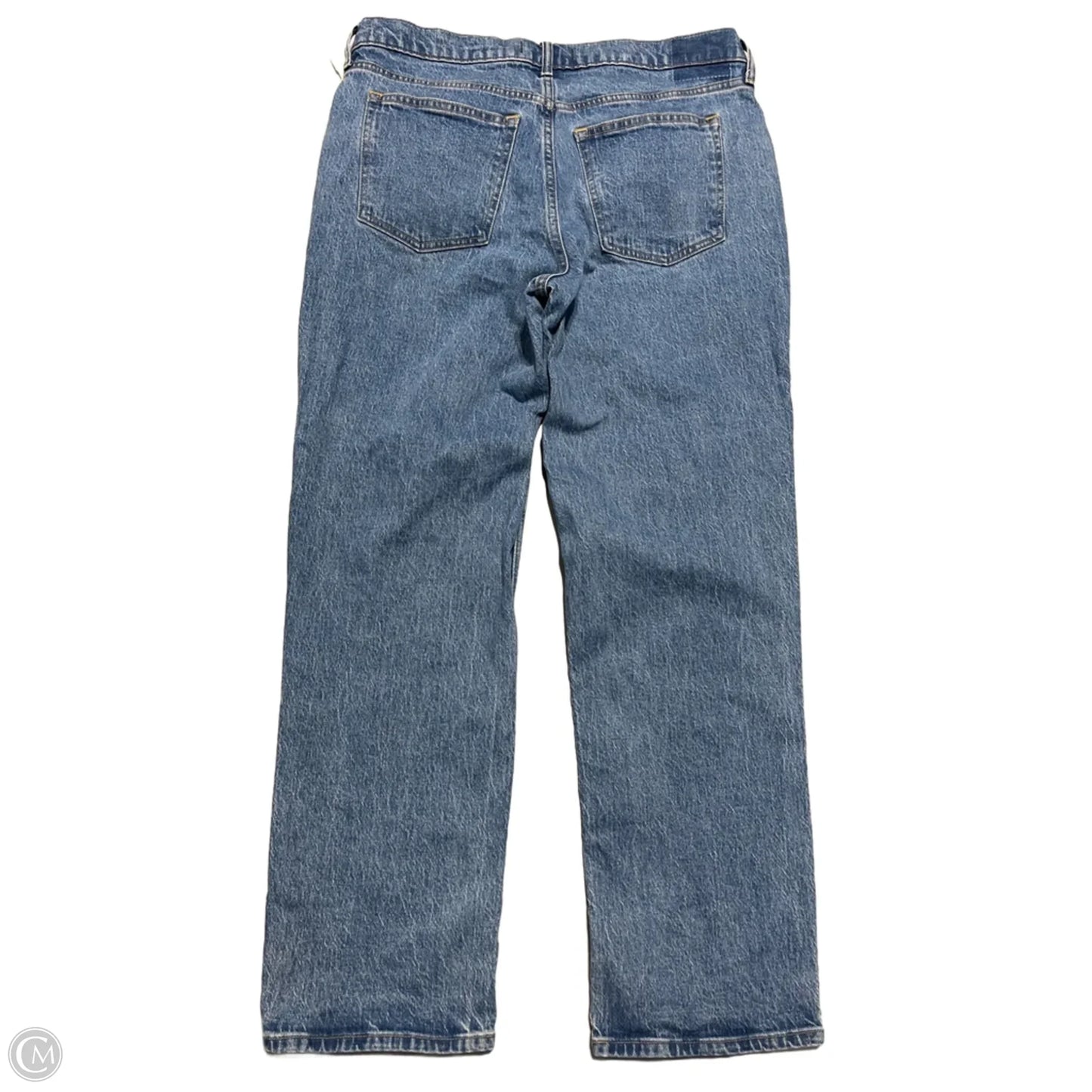 Jeans Straight By Abercrombie And Fitch In Blue Denim, Size: 10
