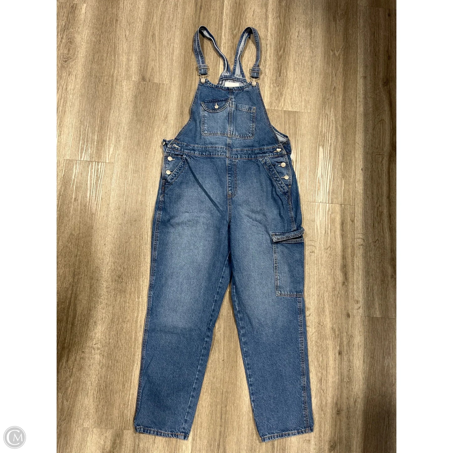 Overalls By Celebrity Pink In Blue Denim, Size: L