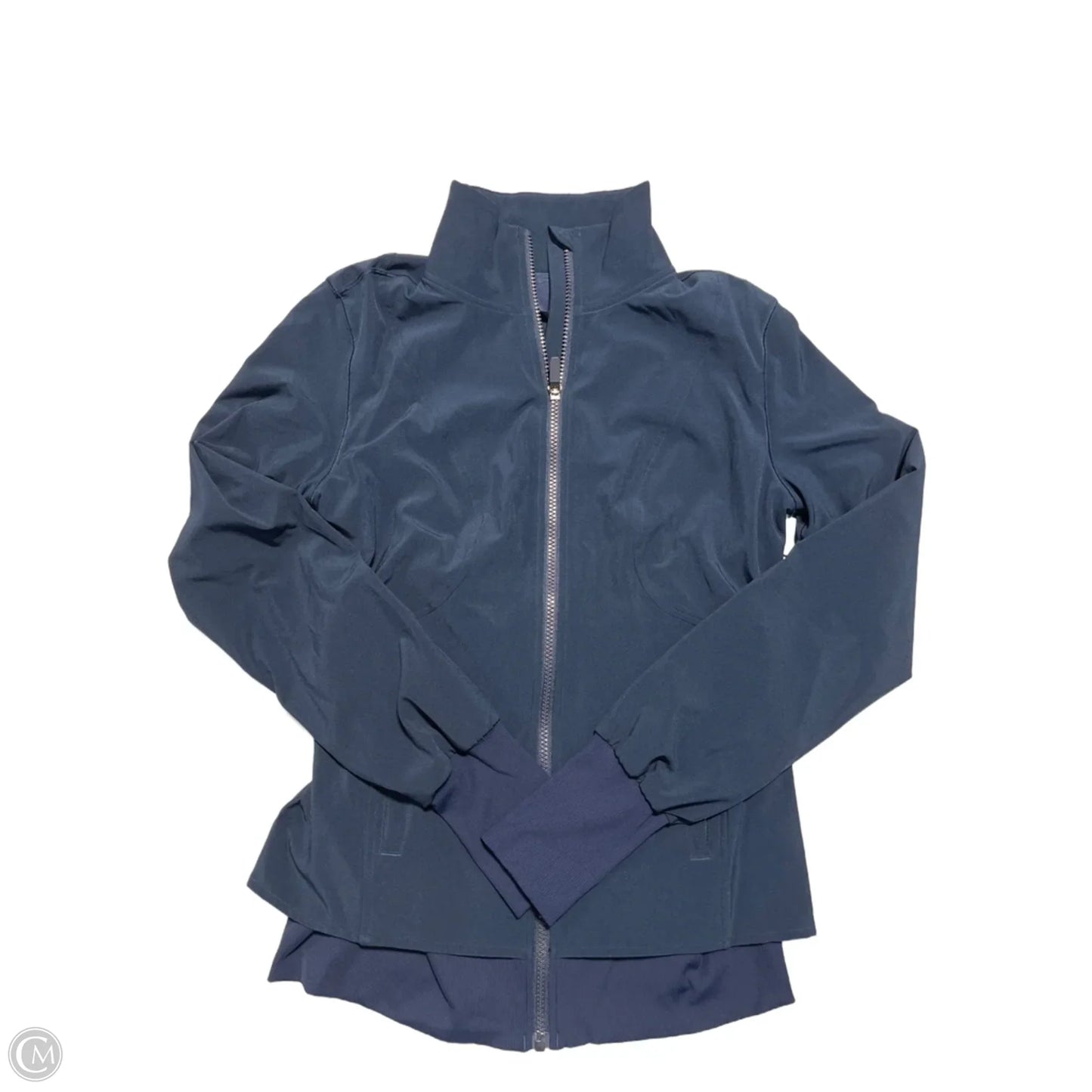 Athletic Jacket By Lululemon In Blue, Size: 6
