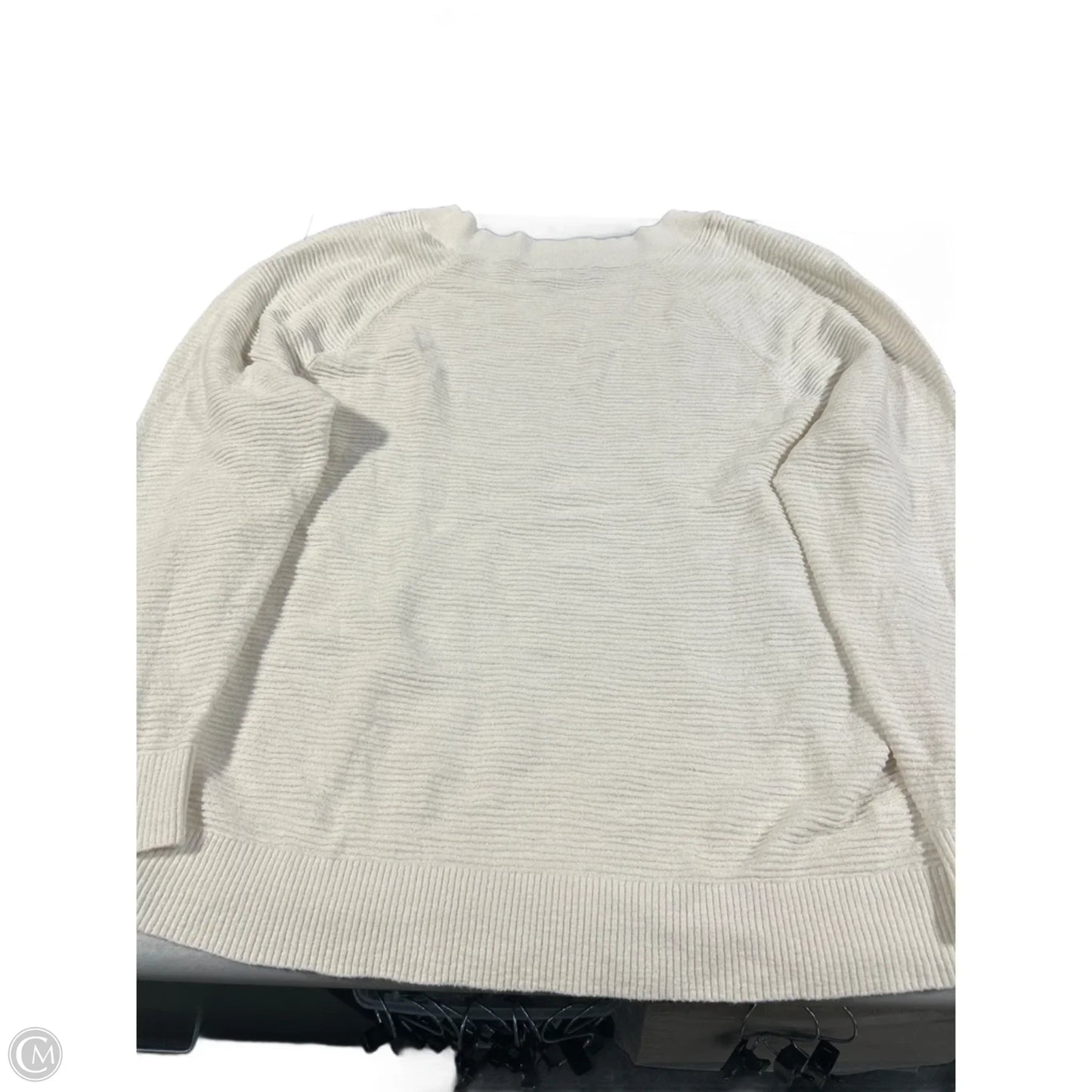 Top Long Sleeve By Loft In Cream, Size: Xl