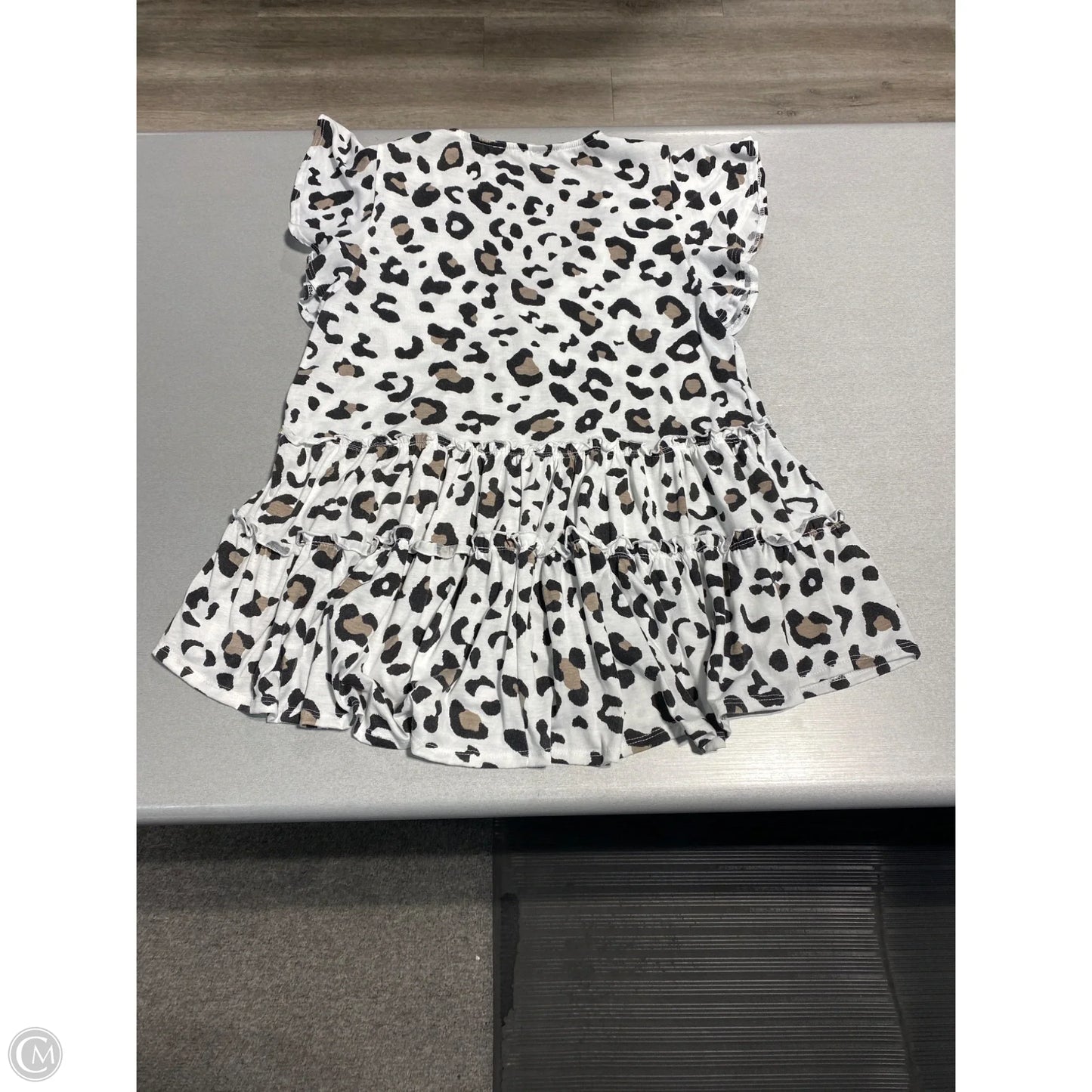 Top Short Sleeve By Altard State In Animal Print, Size: S