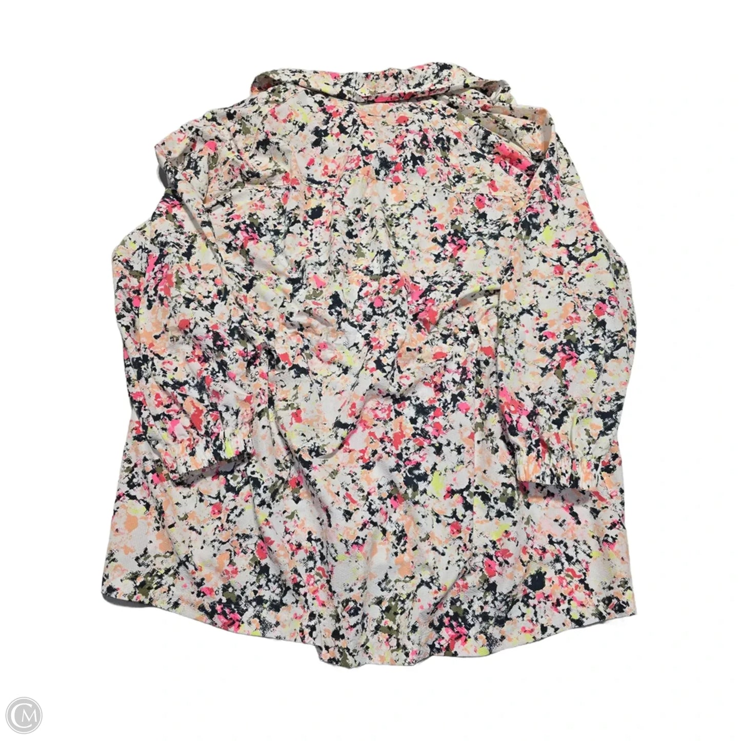 Athletic Jacket By Livi Active In Pink & White, Size: 3x