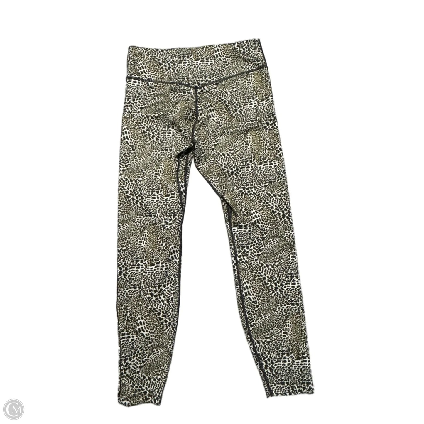 Athletic Leggings By Nike In Animal Print, Size: L