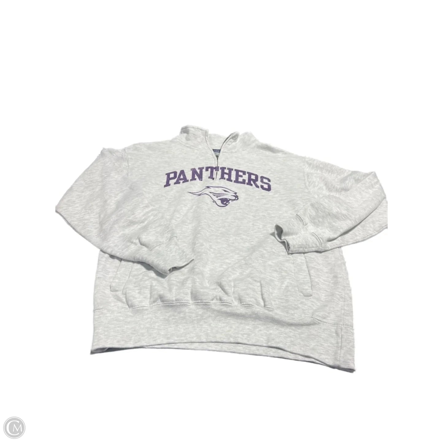 Sweatshirt Collar By Cmc In Grey, Size: M