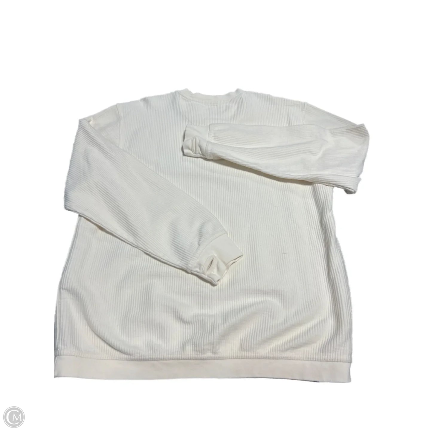 Top Long Sleeve By Pressbox In Cream, Size: S