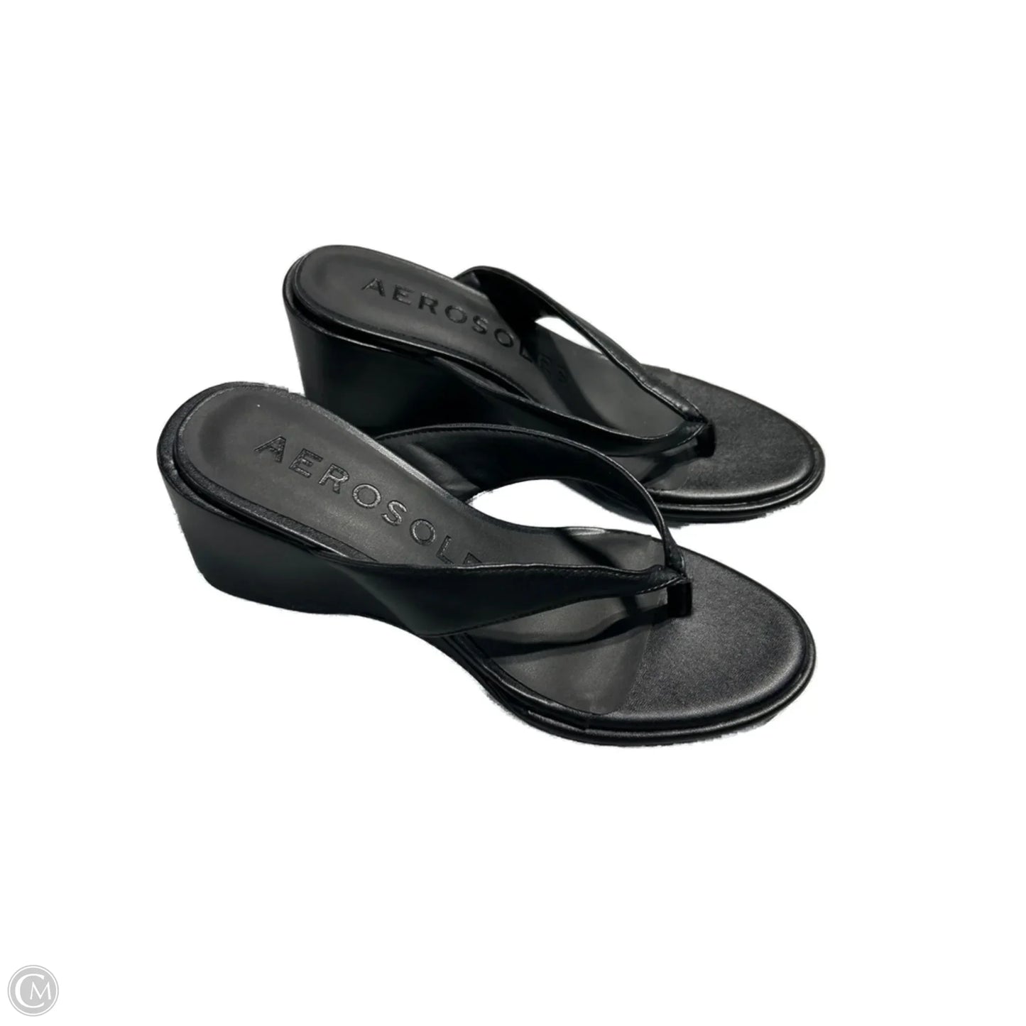 Sandals Heels Platform By Aeropostale In Black, Size: 7