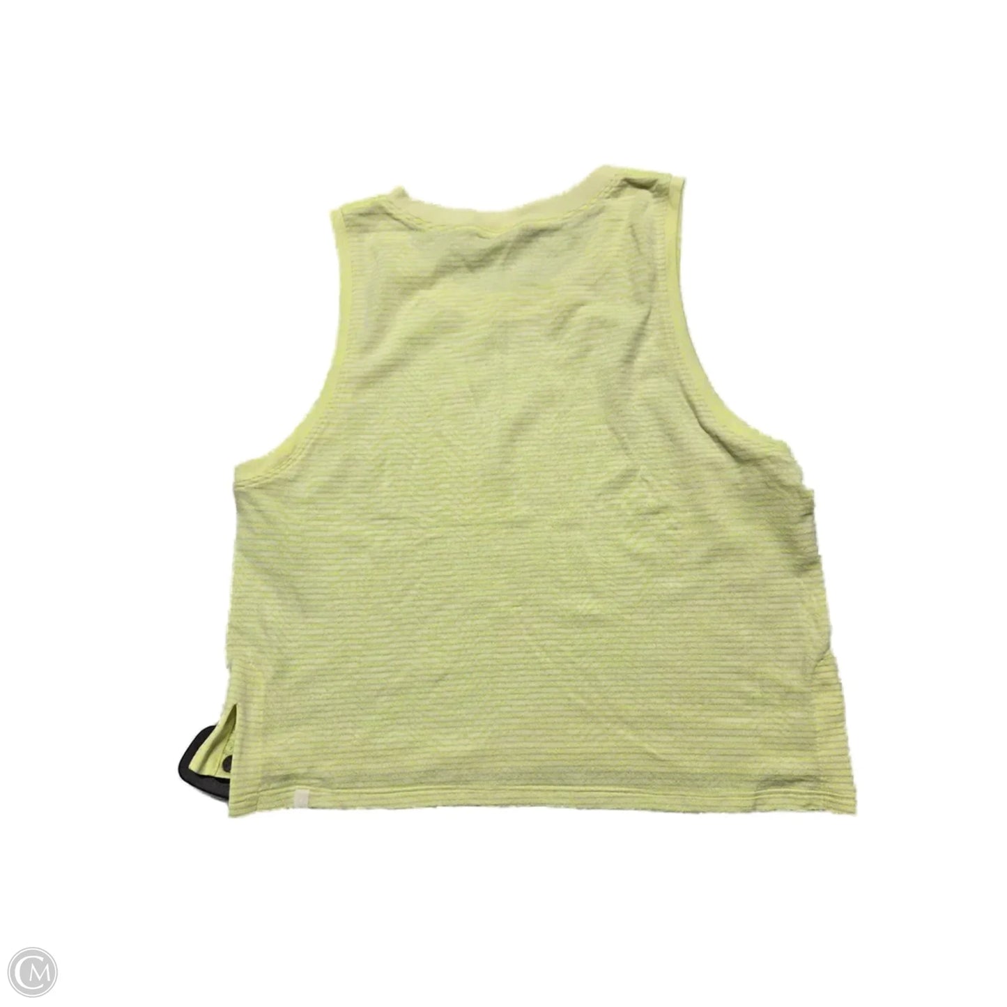 Athletic Tank Top By Lululemon In Yellow, Size: Xs