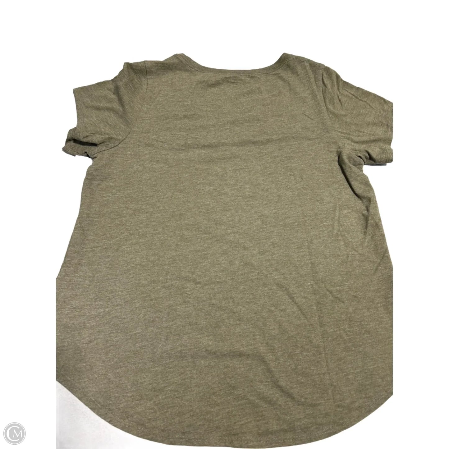 Top Short Sleeve By Lucky Brand In Green, Size: L