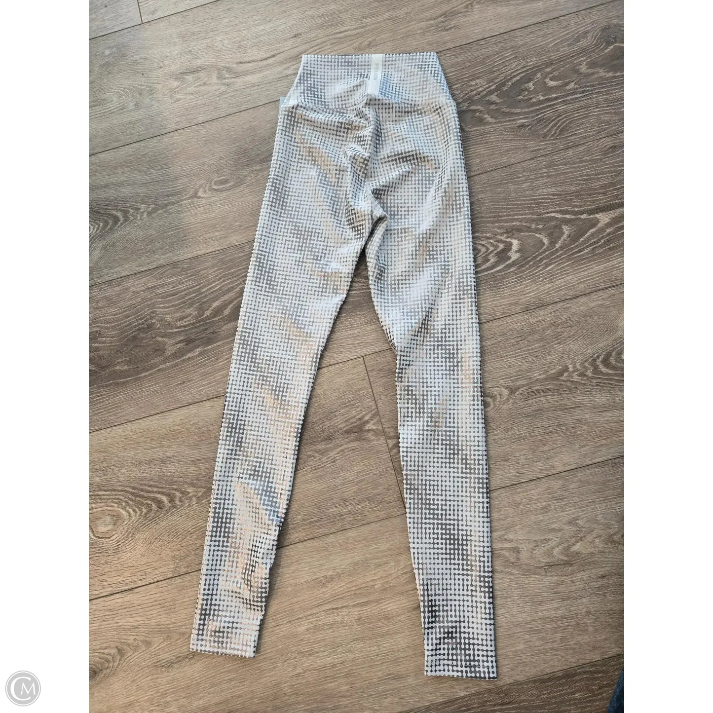 Athletic Leggings By Peloton In Silver, Size: S