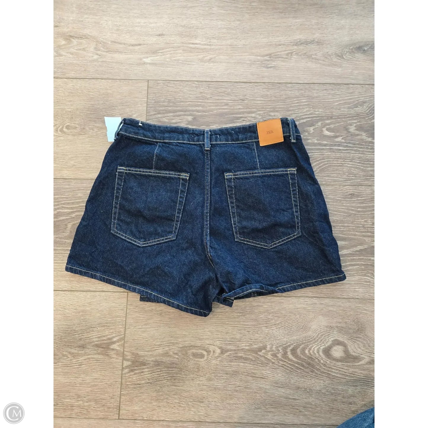 Skirt Mini & Short By Zara In Blue Denim, Size: 6