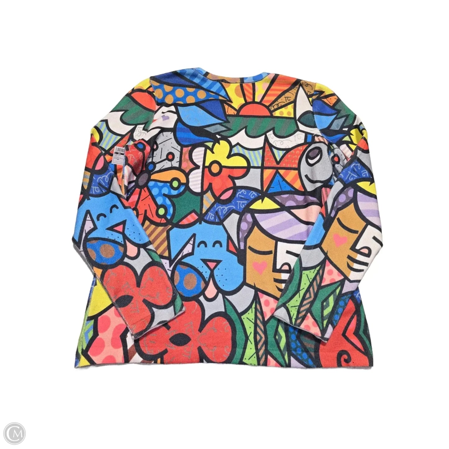 Top Long Sleeve By Cmc In Multi-colored, Size: Xs