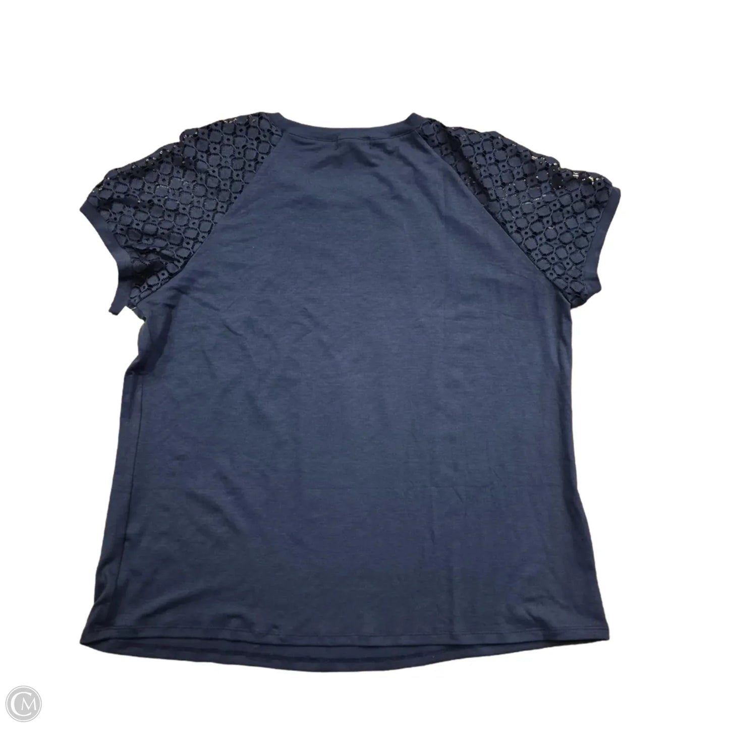 Top Short Sleeve By Automet In Blue, Size: XXL