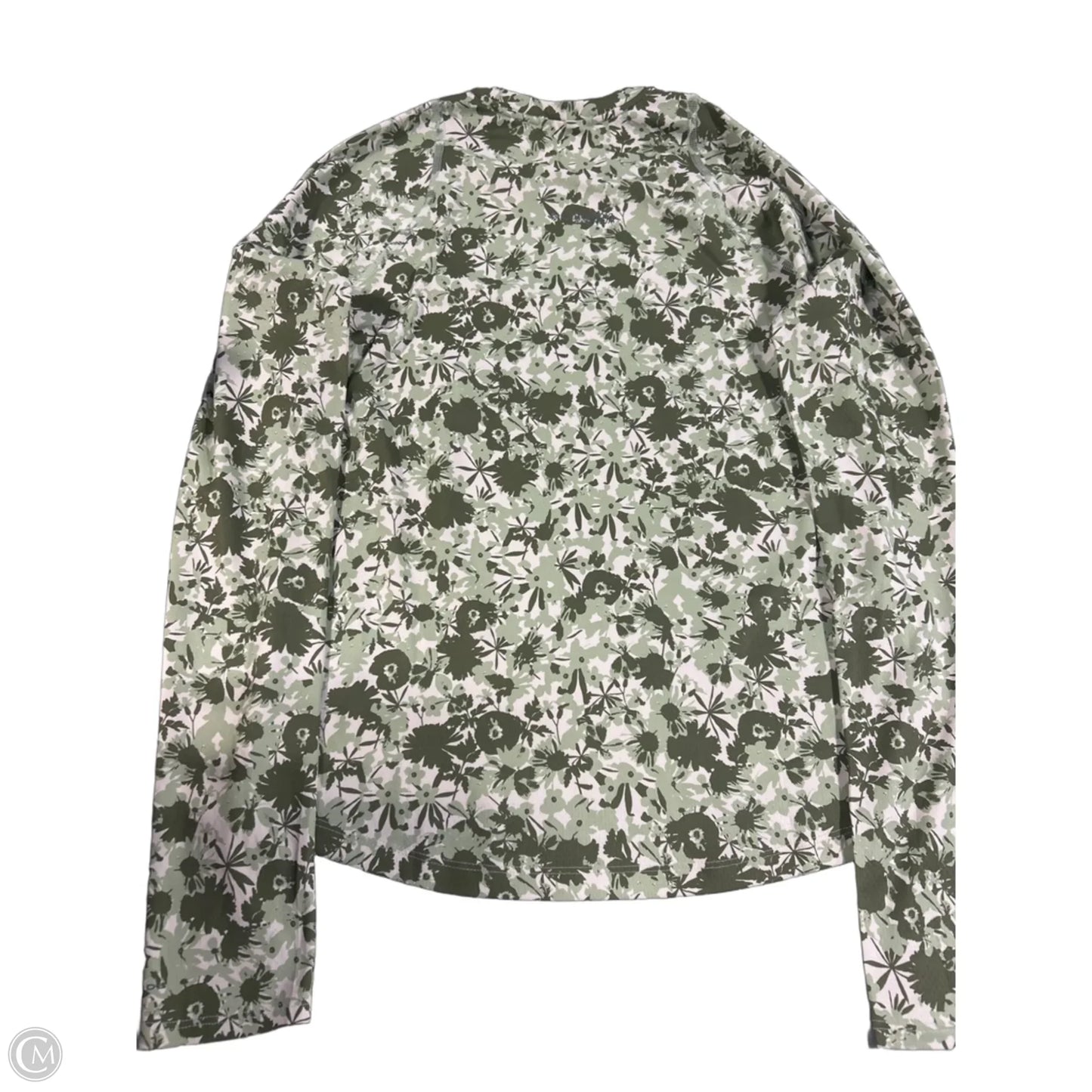 Top Long Sleeve By Columbia In Green, Size: M