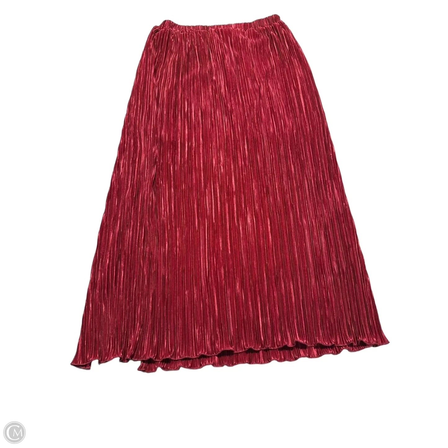 Skirt Maxi By Amazon Essentials In Red, Size: M