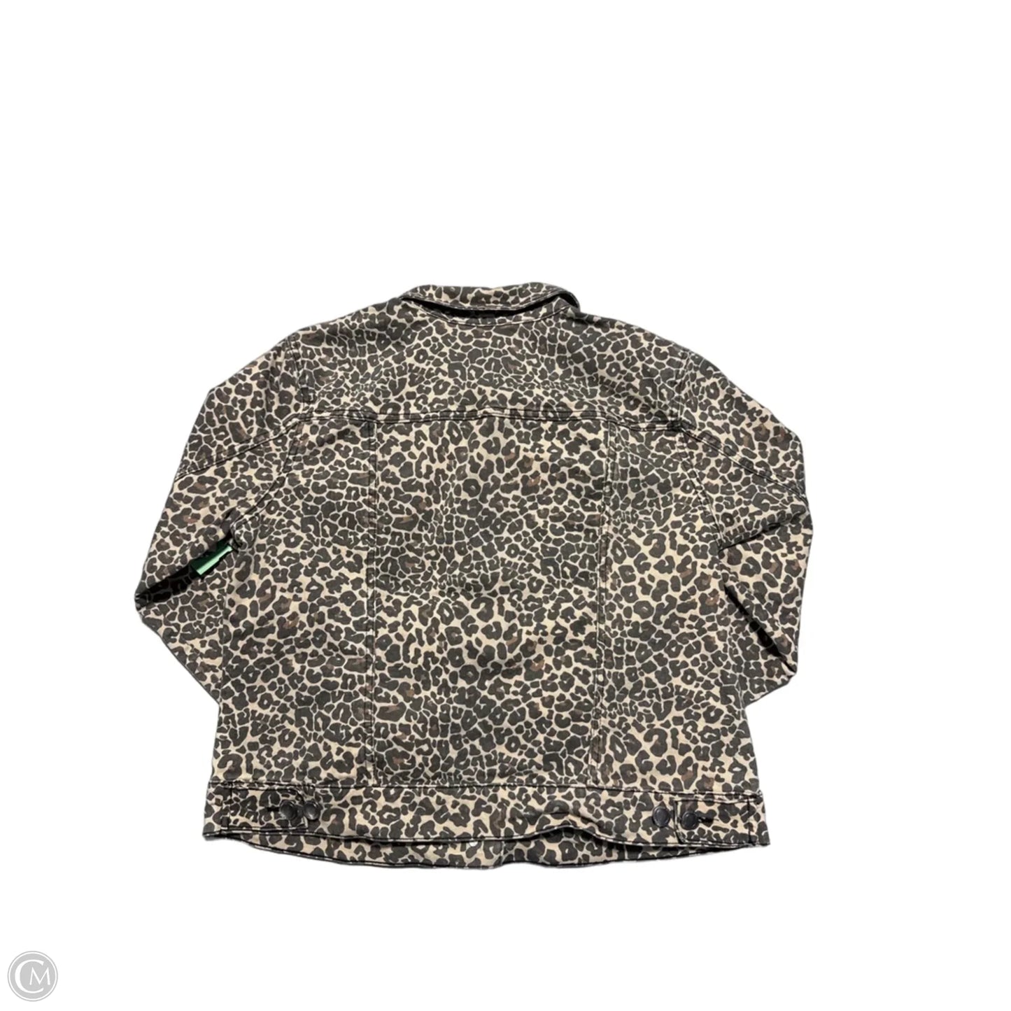 Jacket Denim By Serra In Animal Print, Size: L