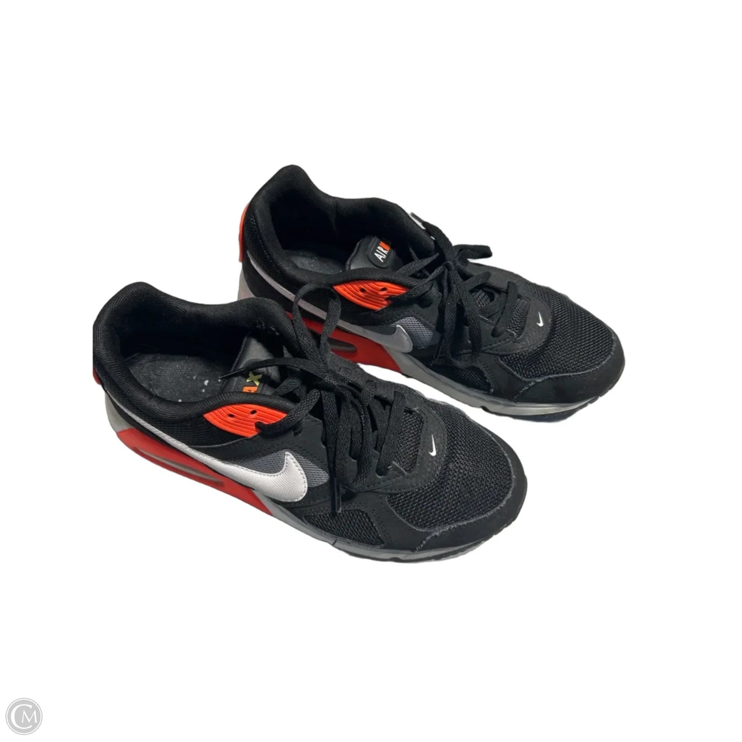 Shoes Sneakers By Nike In Black & Orange, Size: 8