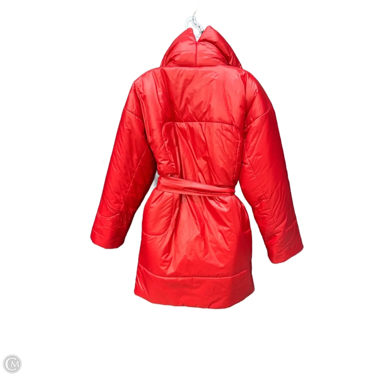 Coat Puffer & Quilted By Norma Kamali In Red, Size: Xs