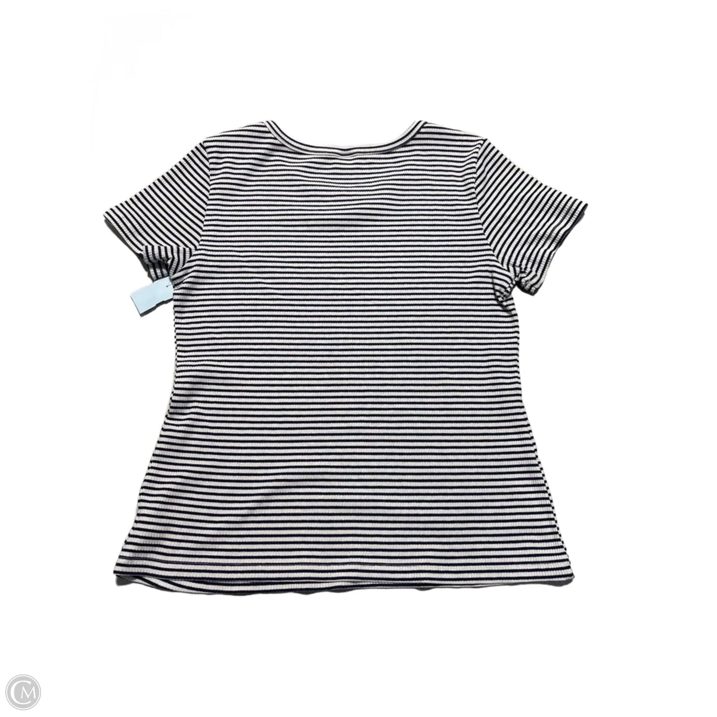 Top Short Sleeve By Old Navy In Striped Pattern, Size: L