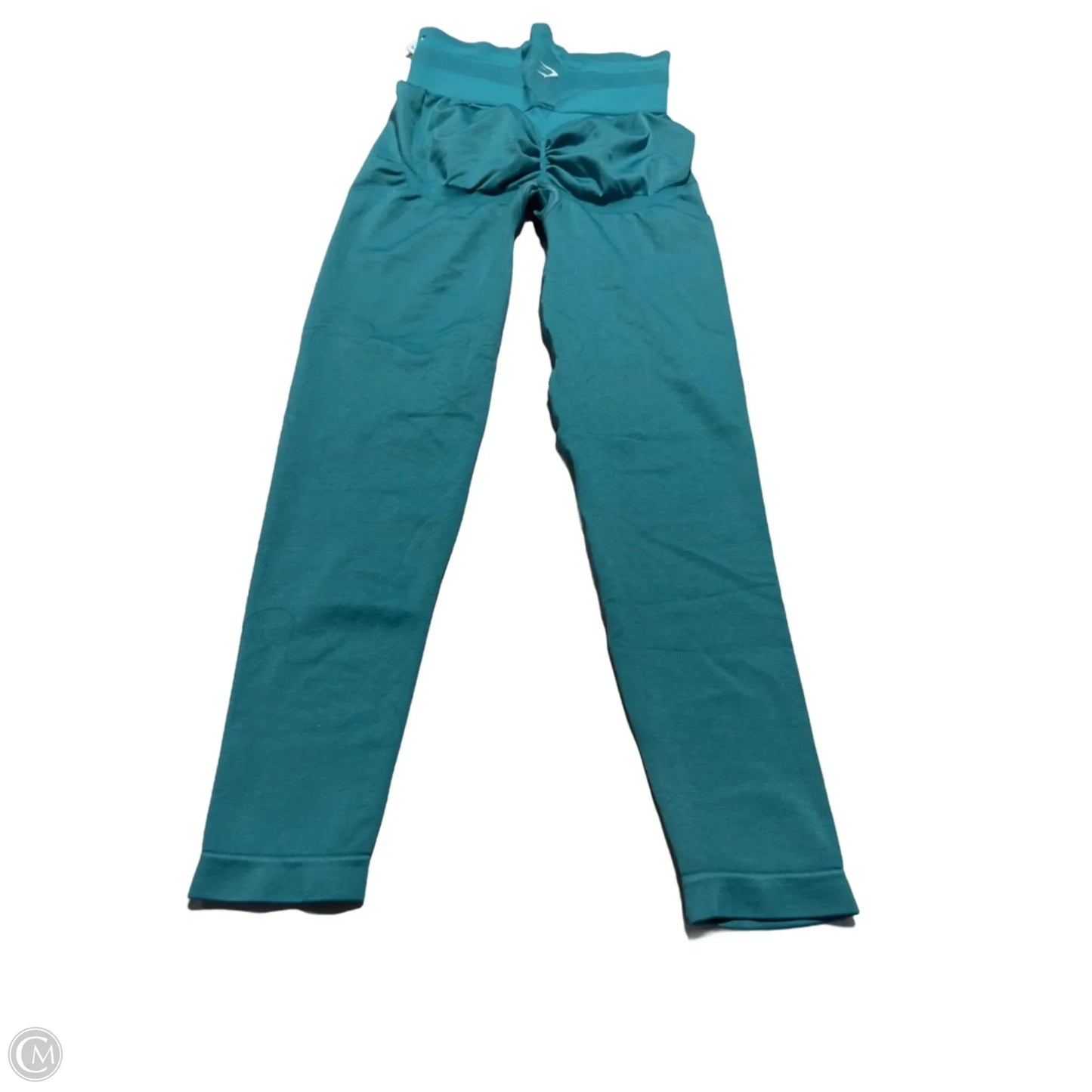 Athletic Leggings By Gym Shark In Teal, Size: S