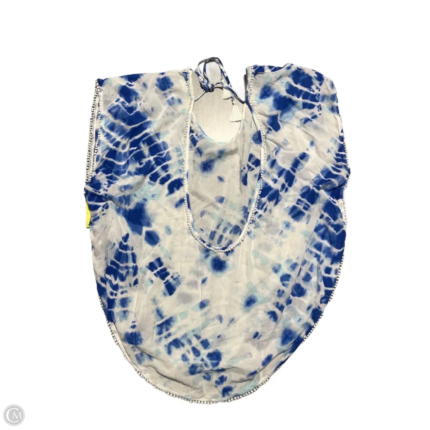 Swimwear Cover-up By Cme In Blue & White, Size: Osfm