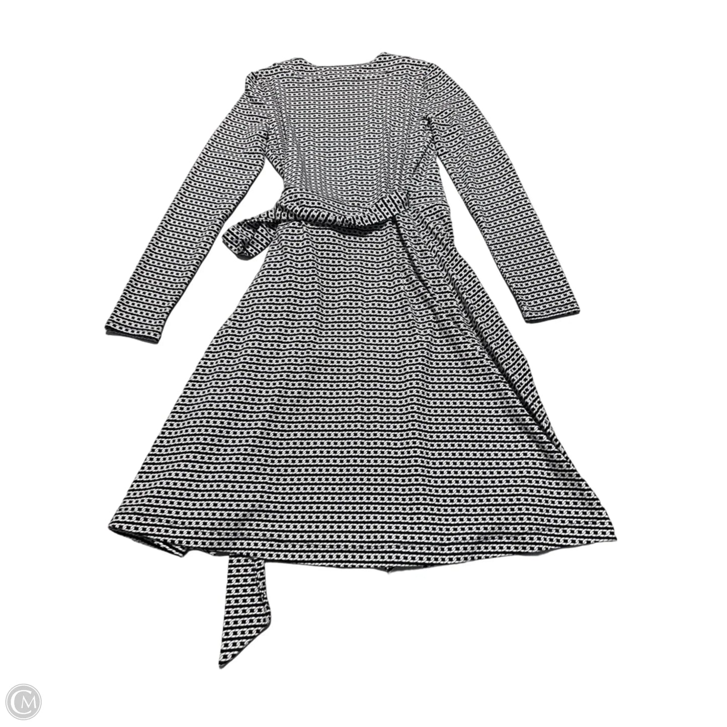 Dress Casual Midi By Banana Republic In Black & White, Size: S