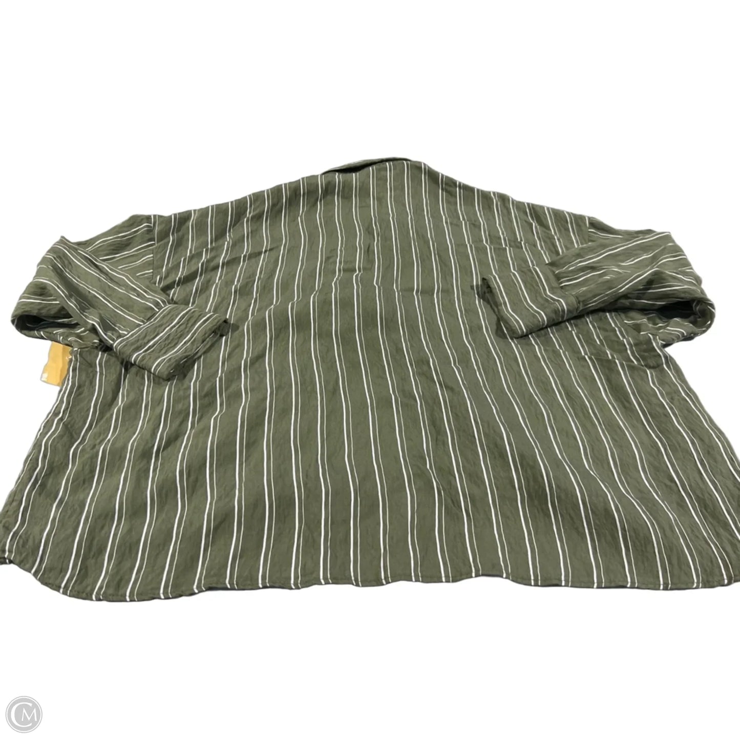 Top Long Sleeve By Anthropologie In Green, Size: Xs