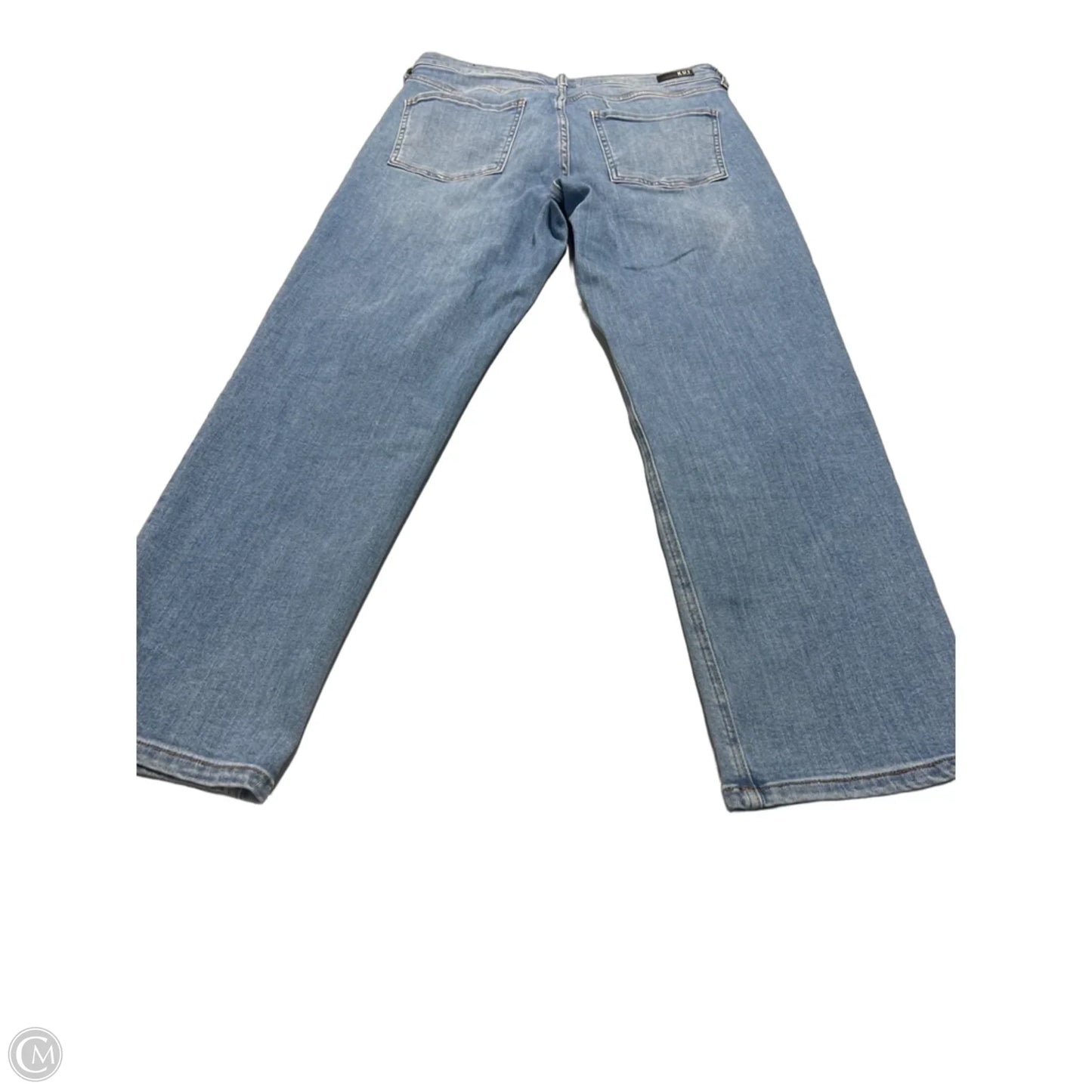 Jeans Straight By Kut In Blue Denim, Size: 14