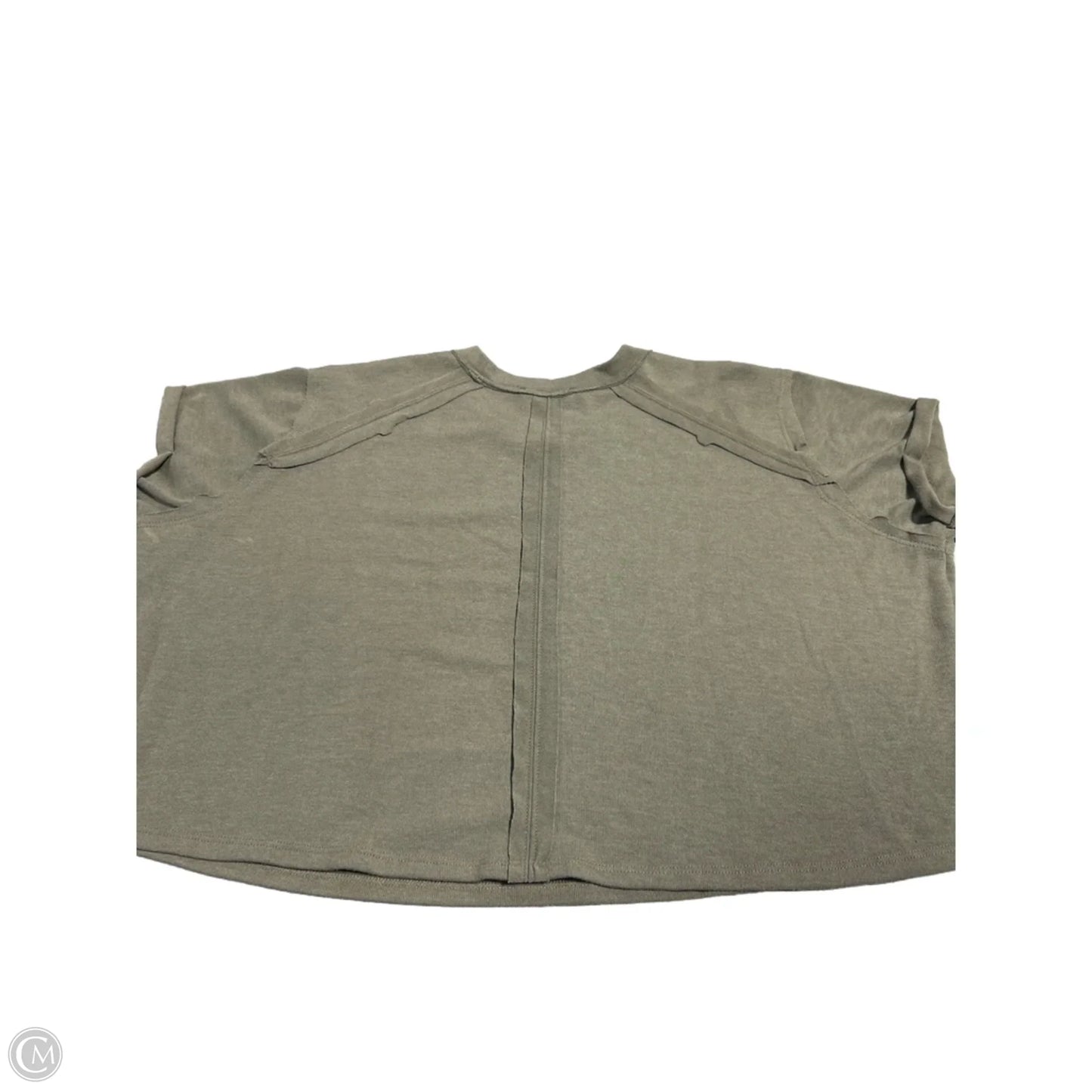 Top Short Sleeve Basic By Aerie In Green, Size: S