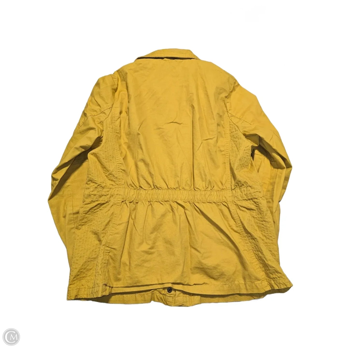 Jacket Denim By Cme In Yellow, Size: Xl