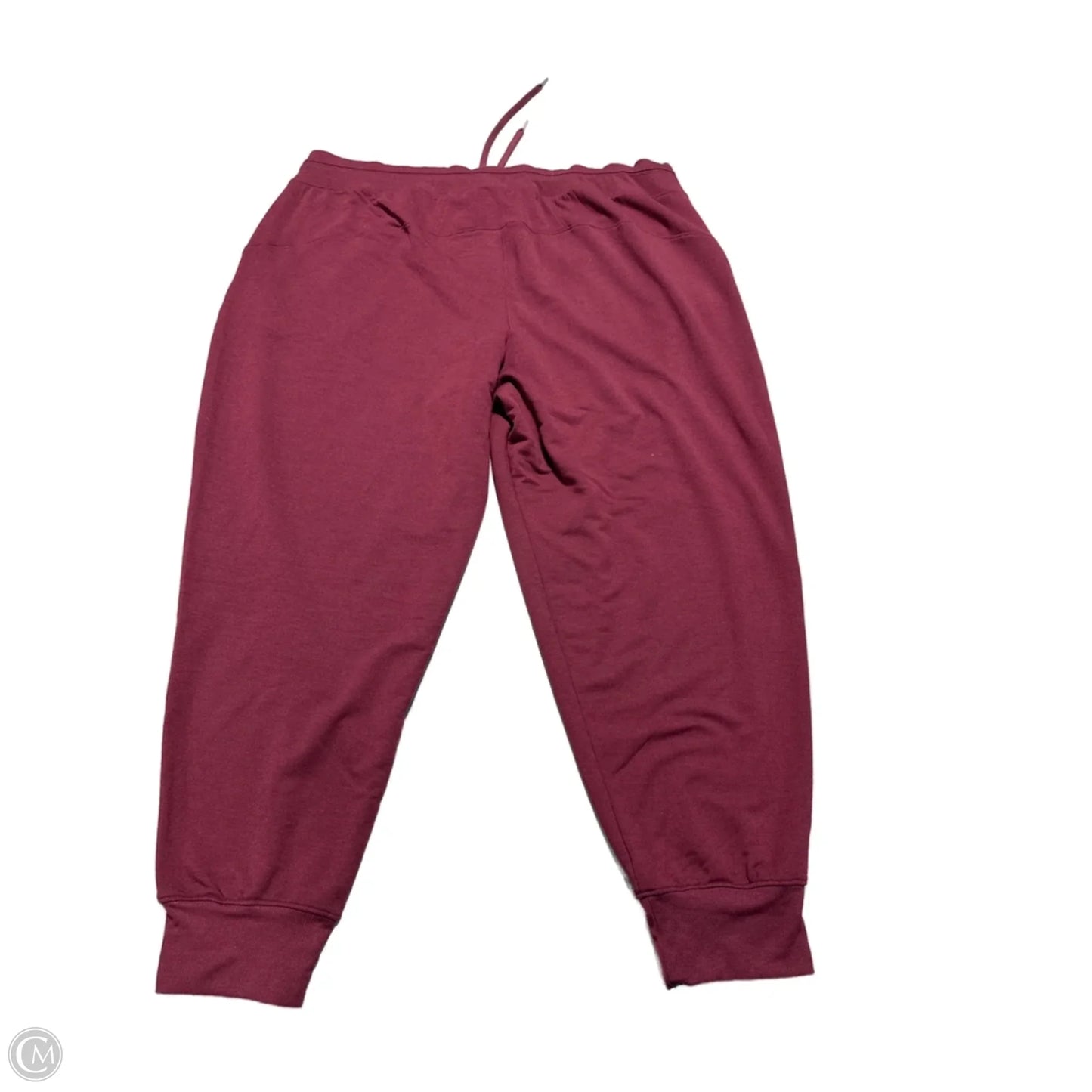 Pants Lounge By Tek Gear In Maroon, Size: 1x