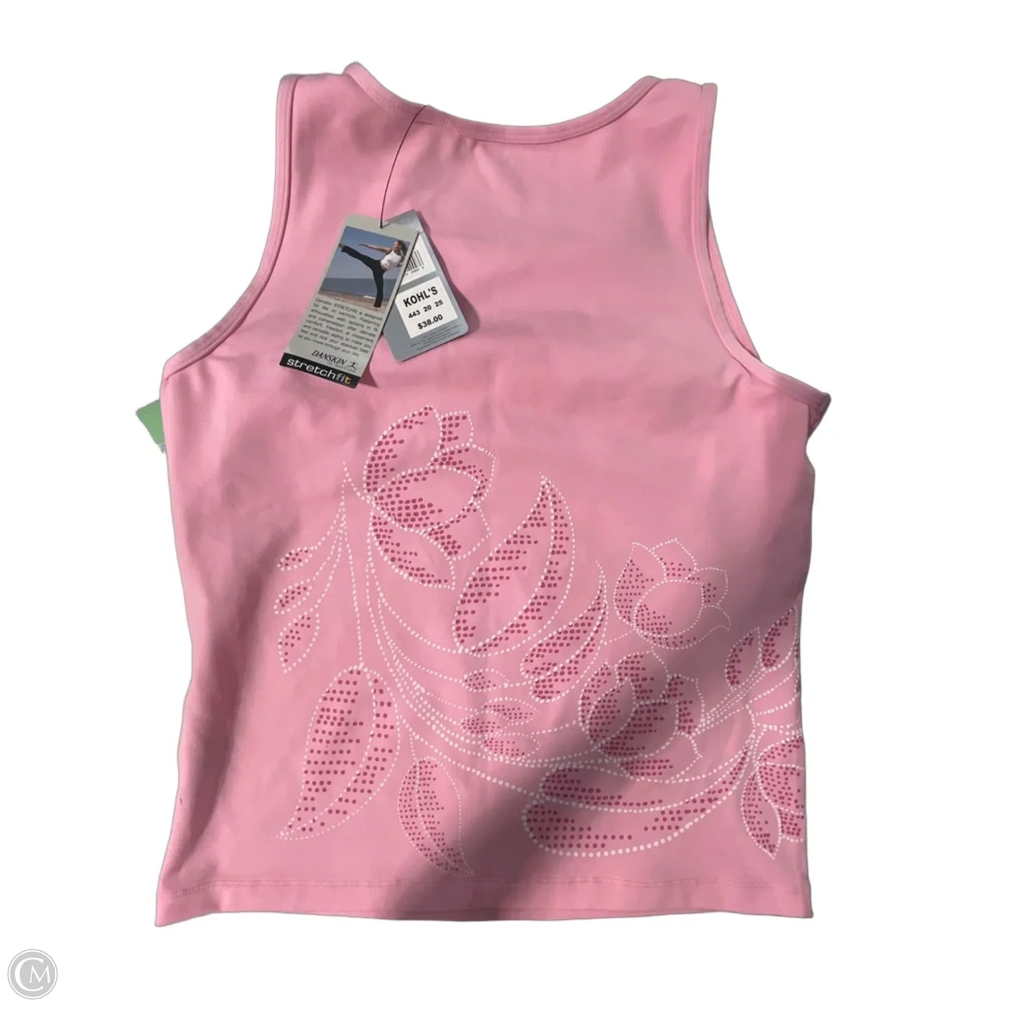 Athletic Tank Top By Danskin In Pink, Size: Xl
