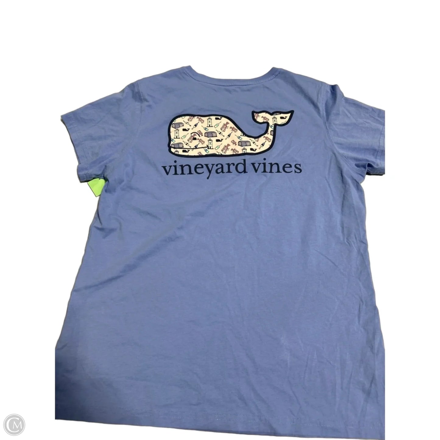 Top Short Sleeve By Vineyard Vines In Blue, Size: M