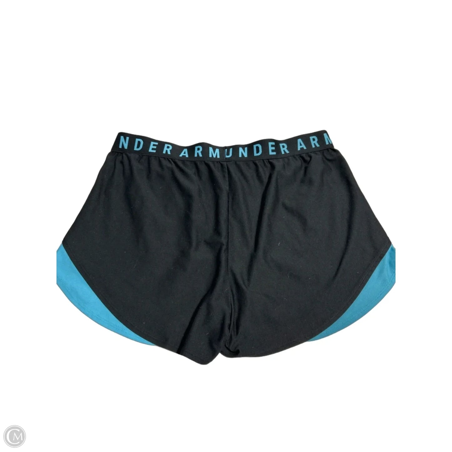 Athletic Shorts By Under Armour In Black & Blue, Size: Xl
